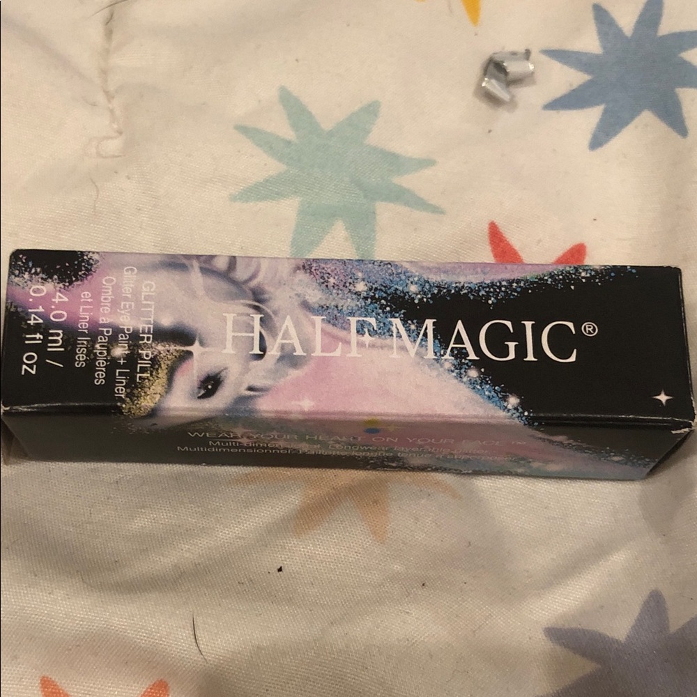 Glitter Silver sparkling Half Magic Liner   So pretty and fun 🤩
